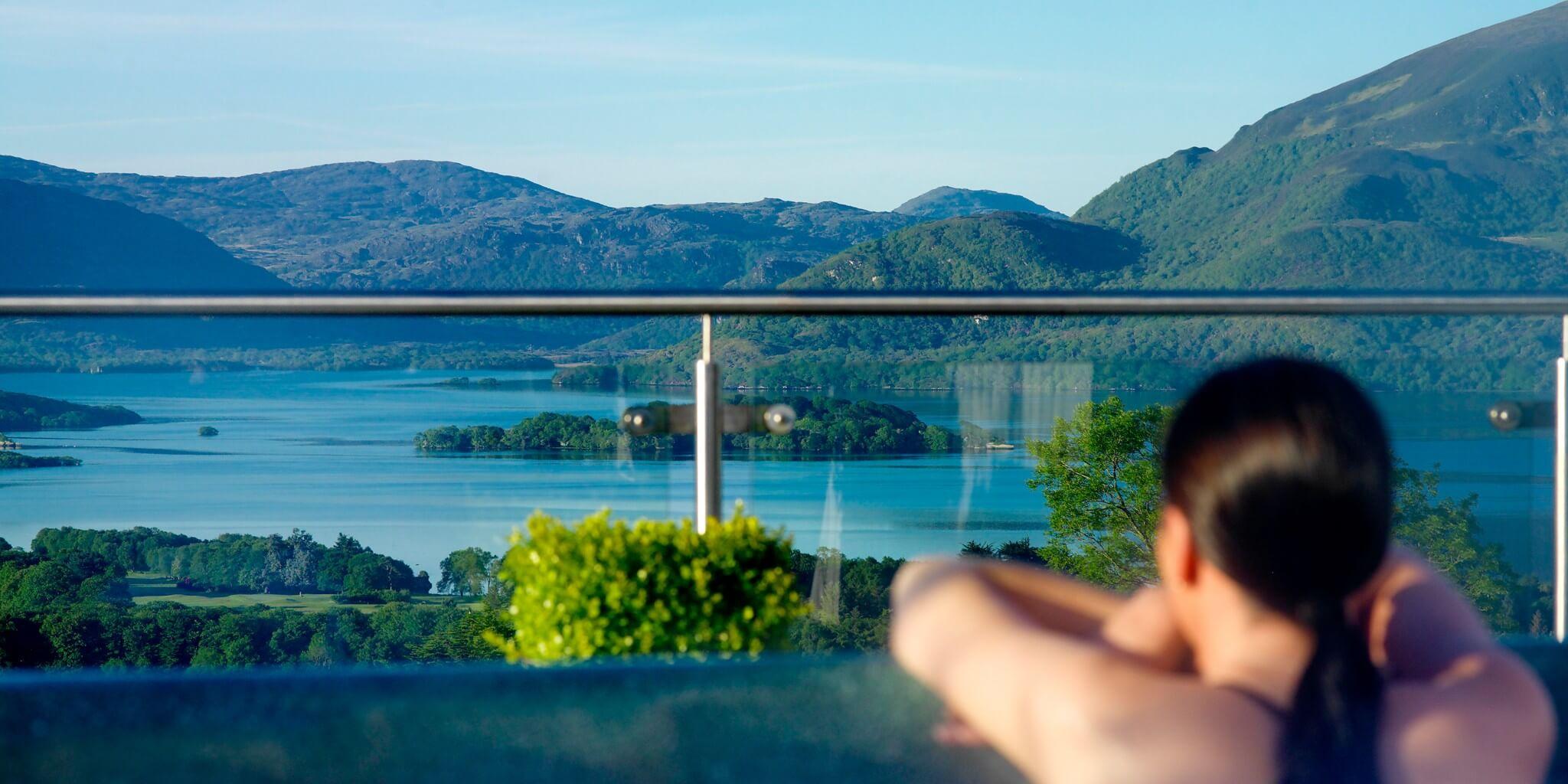 Aghadoe Heights Hotel & Spa Killarney Exterior foto View of the lake from the hotel